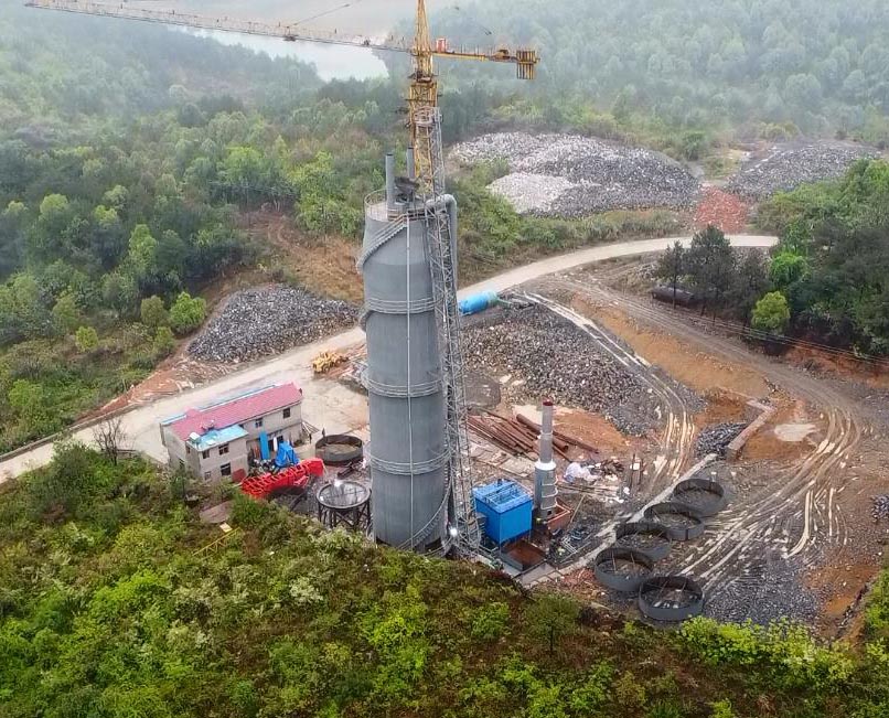 The 200 ton lime kiln project in Vietnam undertaken by the company