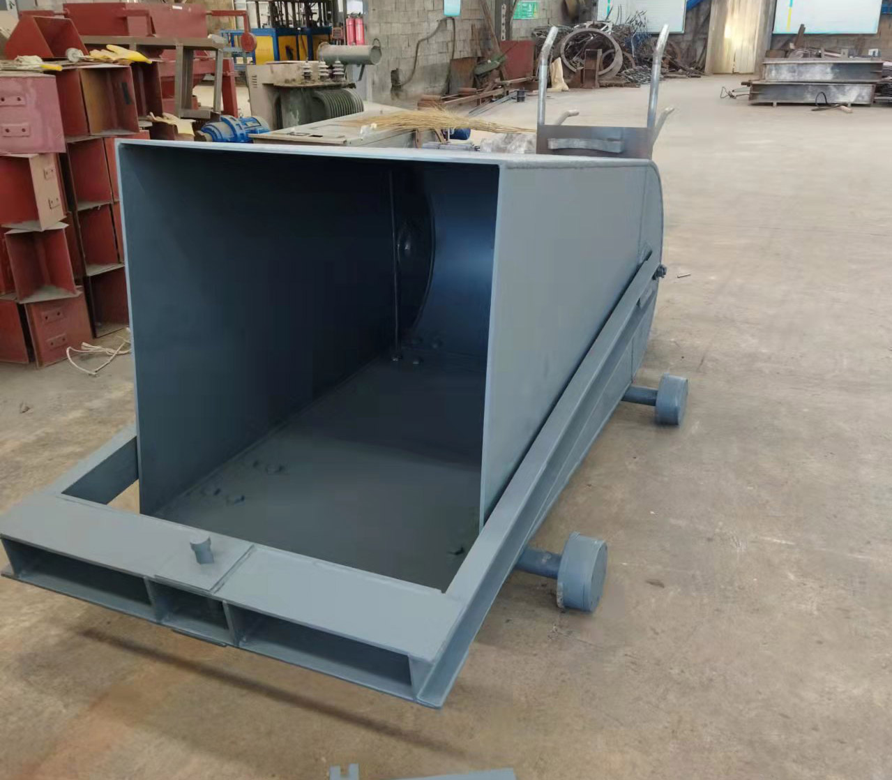Double chamber lime kiln loading truck equipment