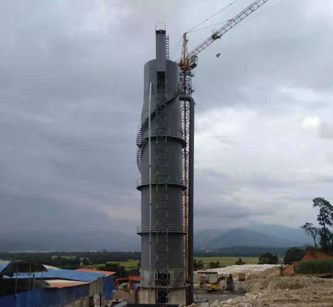 Daily production of 200 tons of lime kiln vertical kiln