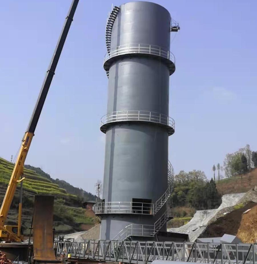 300 tons/day environmentally friendly lime vertical kiln