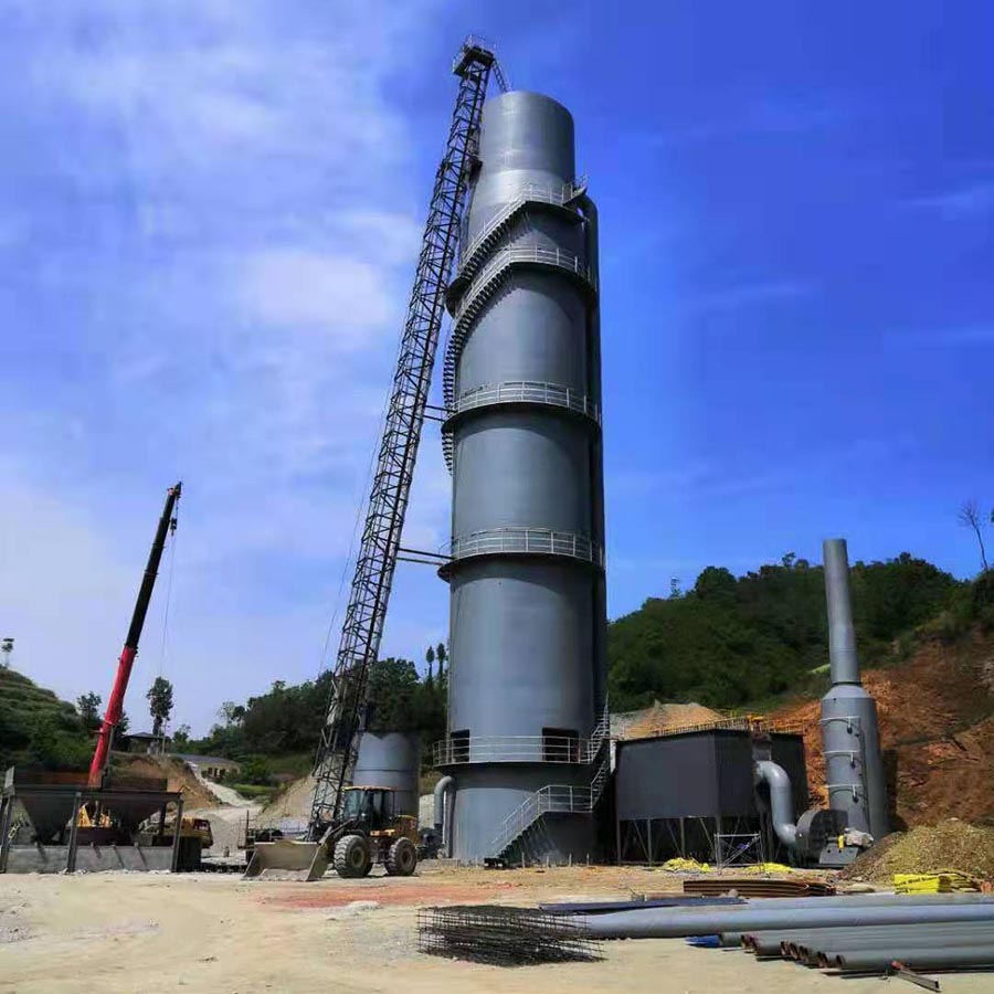 Daily production of 200 tons of lime kiln vertical kiln